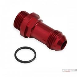 FUEL INLET FITTING (LONG-8 STYLE) RED