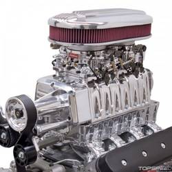 XX E-Force Dual-Quad Supercharger for LS Rectangle Port-Carb/Polished