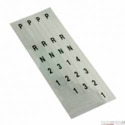 Automatic Transmission Shift Indicator Window or Decal Reverse Pattern